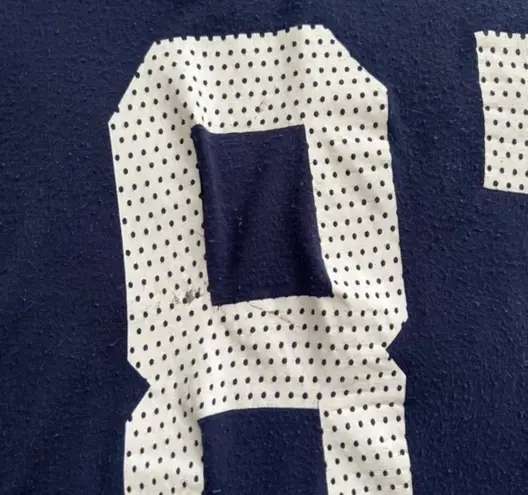 Free Kisses Womens Short Sleeve Scoop Neck Top Tee Navy Size Large