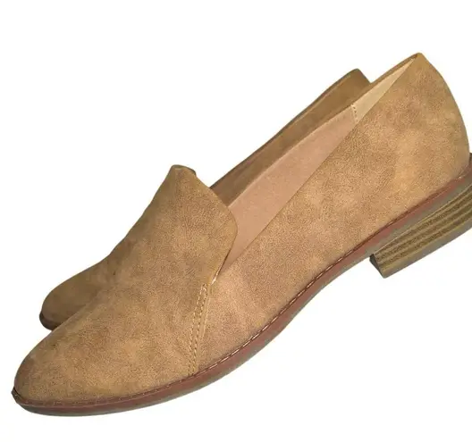 Indigo rd. Tan brushed suede flats