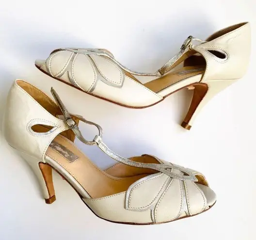 BHLDN X Rachel Simpson bridal heels