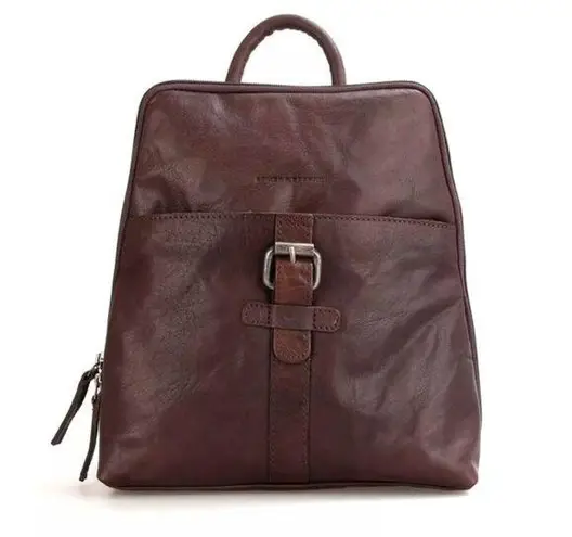 Brunette & Sparrow By Jack Georges Texas – Dark Brown Leather Backpack