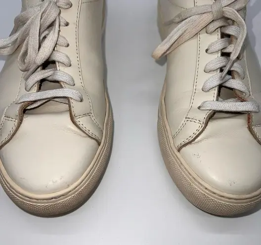 Woman by Common Projects Original Achilles Low Top White Leather Sneakers Size 7