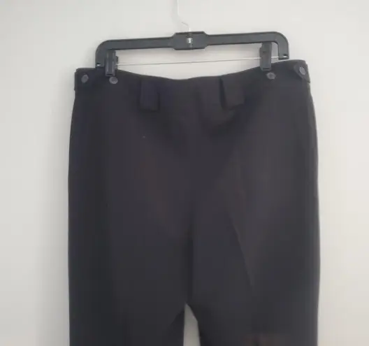 Lane Bryant  Black Classic Straight Pleated Pants 16