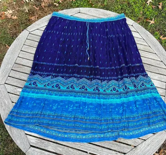 Basic editions Vintage blue fairy skirt size xl Blue