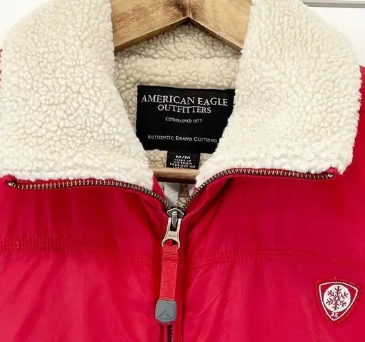 American Eagle  Sherpa Lined Vest Womens Size Medium Shelter Series Outdoor Fall