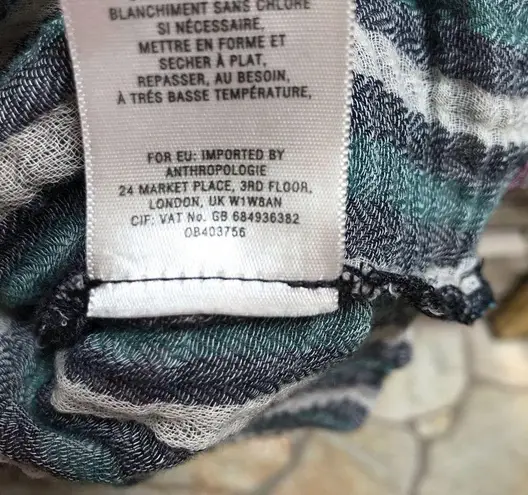 Holding Horses Anthropologie Plaid Shirt Dress Tunic Button Down cotton small