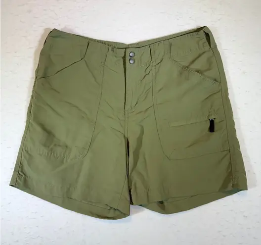 Bimini Bay Outfitters Women's Olive Green Cargo Shorts Size 10 Outdoor Hiking