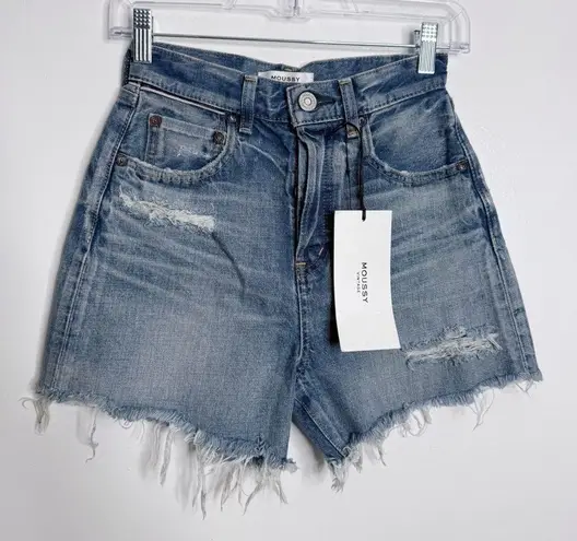 NWT Moussy Vintage MV Pelion High Rise Distressed Cut