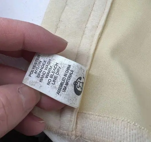 Vintage Fit n Slim Custom Maid Longline Bra 34B Ivory Pinup Rockbilly Tan Size undefined