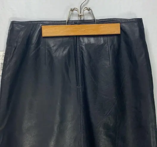 111 State Genuine Leather Pencil Skirt Black Size 8