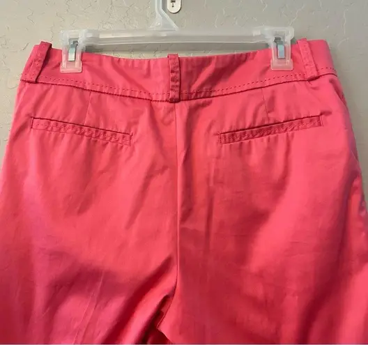 Fairway & Greene women’s pink sateen golf Bermuda shorts size 8