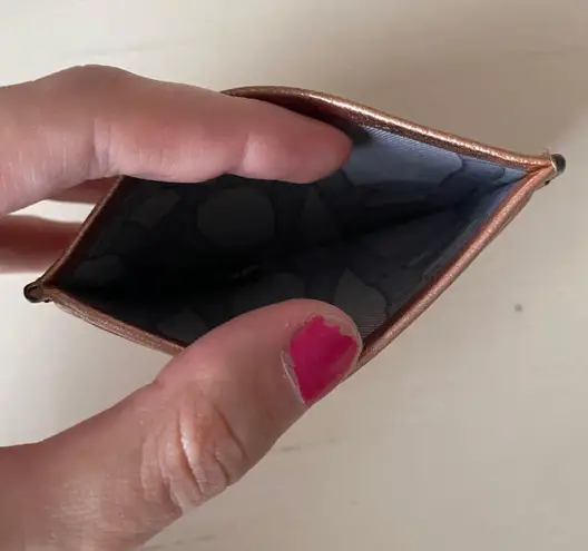 Aimee Kestenberg Aimme Kestenberg genuine leather metallic bronze cardholder