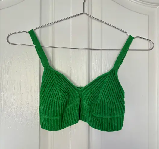 Target Green Knit Bralette