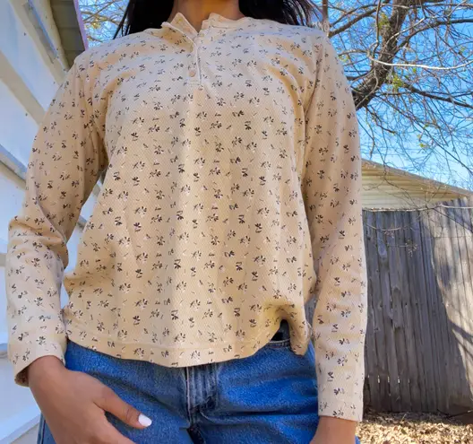 Bobbie & Brooks Vintage Floral Long Sleeve
