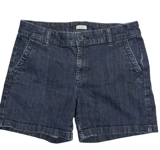 Liz Claiborne  Dark Wash Chino Shorts Size 4