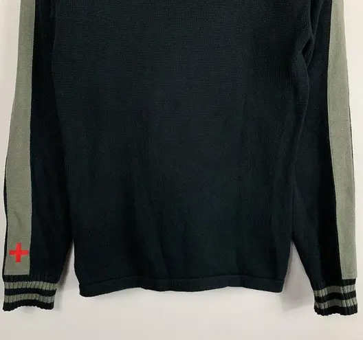 Rossignol JC de Castelbajac Zip Up Knit Patches Sweater Size L