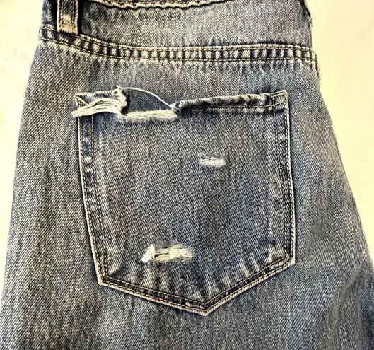 Hidden Jeans Women Wide Leg Boot Cut Blue Jeans 29 Flare Distressed Rock Concert