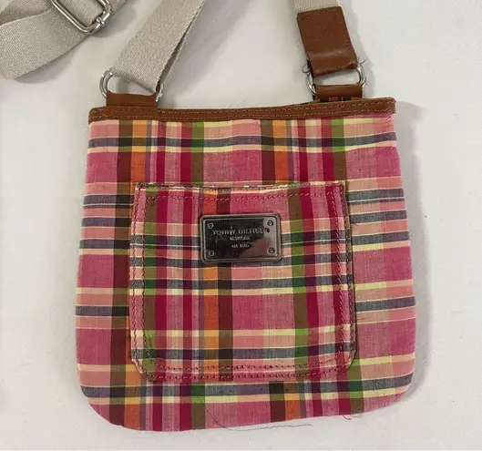 Tommy Hilfiger  Womens Plaid Crossbody Bag