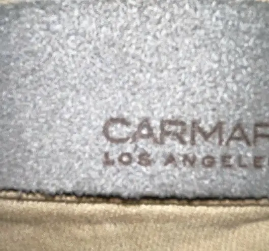 CARMAR ROBIN DISTRESSED TAN STRETCH SKINNY JEANS SIZE 25