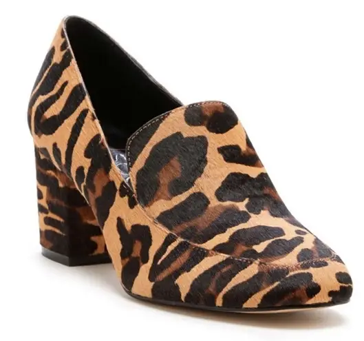 Sole Society NEW So-Marian Leopard Chunky Heels 6.5 B38