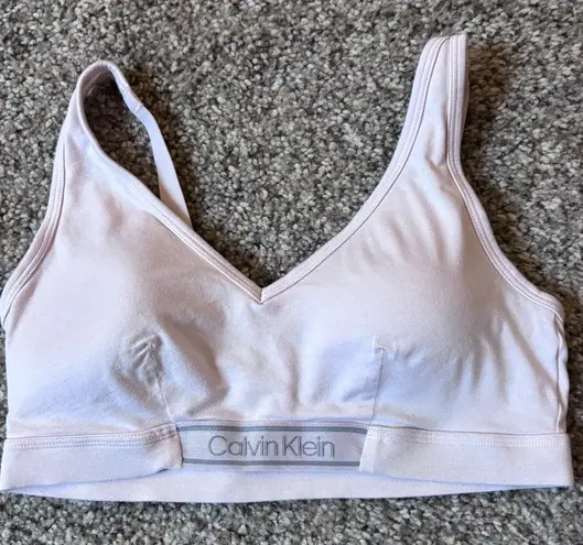 Calvin Klein  Soft Pink Bralette - Image 1