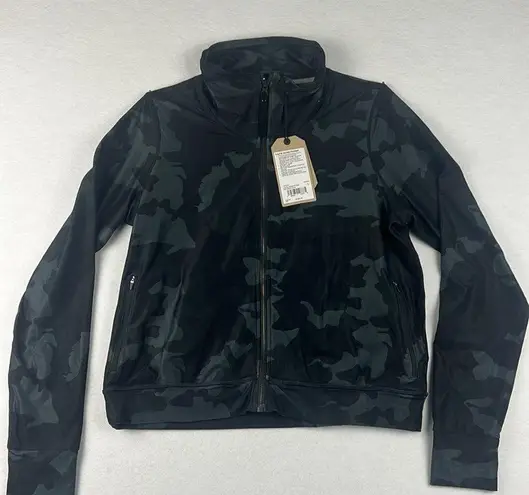 prAna  | Women’s Layna Jacket | Black & Gray Camouflage Pattern | Size L | NWT