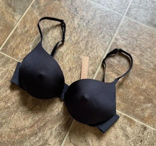 SKIMS Ultimate Nipple Push-up Bra Onyx Size 34C