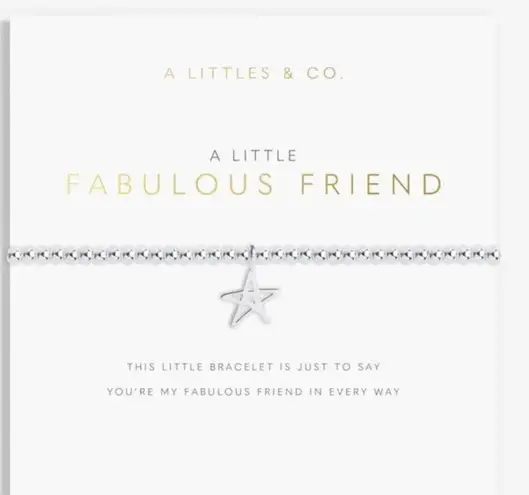 A Littles & Co Little Silver Plated Bracelet NWT