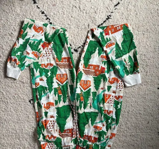 Magellan outdoors Magellan cozy comfy cabin print lounge pants w/ pockets drawstring women's XS