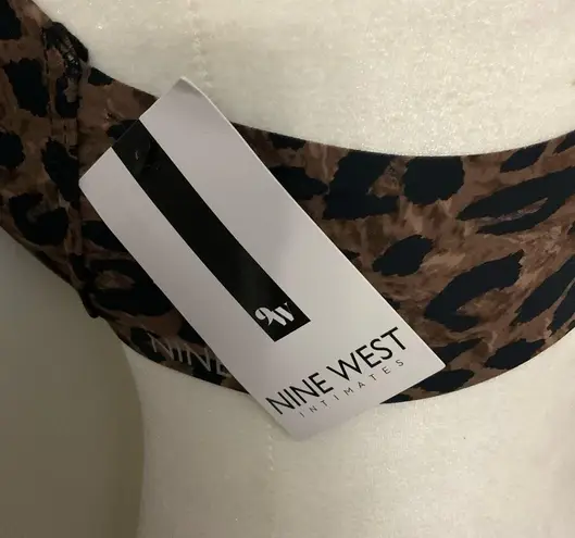 Nine West  Leopard Bra 36C New NWT