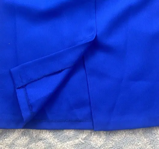 Gregory Designs Vintage Two Piece Skirt Suit Set Blue & Black 16