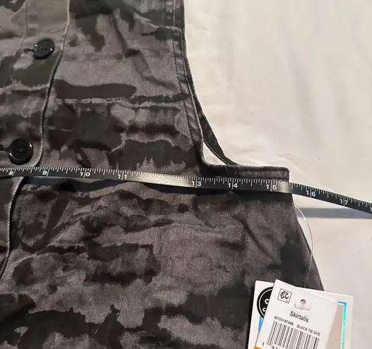 Tinseltown Womens Juniors Skirtall Tie Dye Knot Skirt Overalls