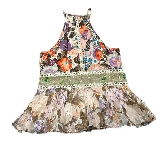 Rebecca Taylor FLORAL BOHO TANK TOP 2