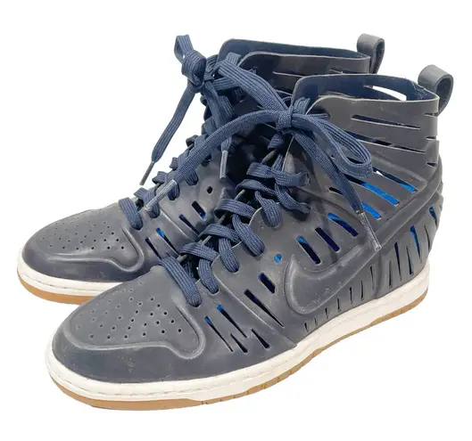 Nike  Size 8 Dunk Sky Wedge Joli 2.0 High Blue Sneaker - Image 1