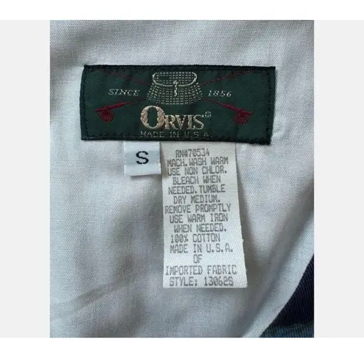 Orvis Sz S Vintage Blue Floral Vest Very Cute!! Feminine Girly 80’s