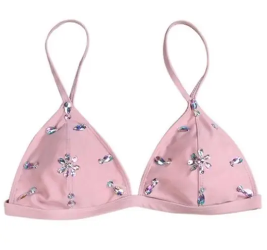 Sexy Embellished Cheeky Bikini Small