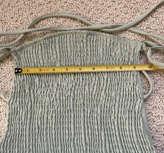 Charlie Holiday Shirree Textured Mint Gina One Piece Strappy Back