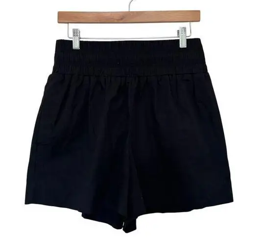 Hill House Black Livie Nap High Waisted Shorts Sz M Size M