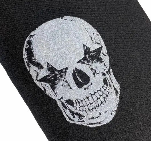 Lauren Moshi ✰ Kizzy Star Eye Skull Sweatpants ✰ Super Soft Material ✰ Jet Black