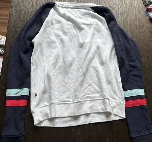 Sol Angeles Color block sweatshirt XS with small flaw