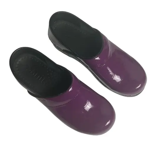 Sanita Women's Purple Clogs Size 5 Slip
