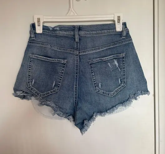 REWASH  High Rise Jean Shorts