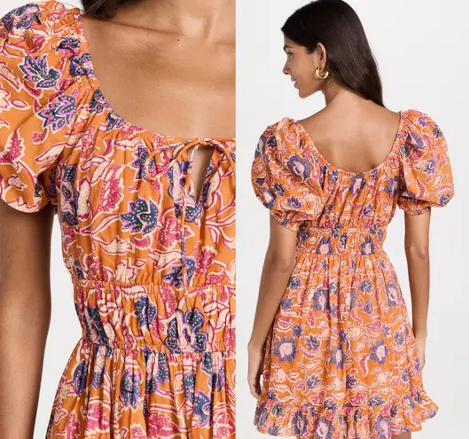 Cleobella NWT $218 Tropique Kalena Mini Scoop Neck Floral Dress w/ Pockets S