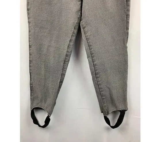 Gloria Vanderbilt Gray Stirrup Jeans Size 8