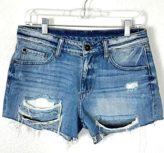 Pistola Asher Girlfriend Jean Shorts in Supreme Hit Distressed Frayed Size 28