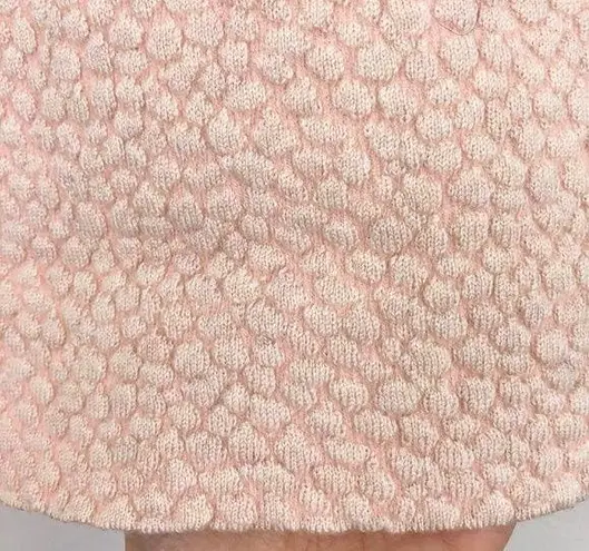 Lucy Paris New Pebble Textured Knit Stretch Pencil Skirt Pale Pink