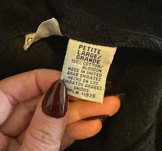 Cabin creek Vintage Corduroy Black Dress