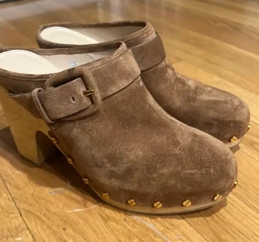 Veronica Beard  Dacey Clog  chestnut new without box sz 8.5