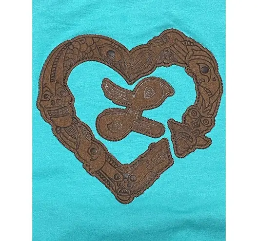 Luxirie by LRG Activewear Zip Front Aqua Sweatshirt Jacket size XL Blue