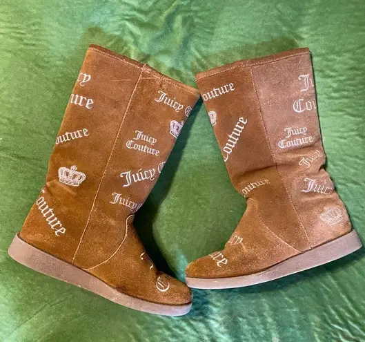 Juicy Couture Y2K  boots 2009 brown