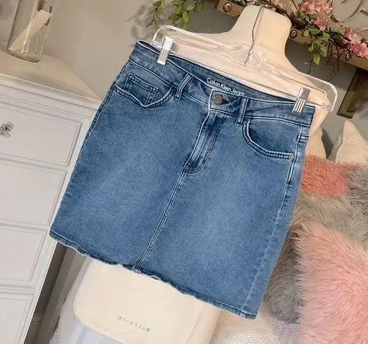 Calvin Klein  Jeans Denim Skirt Womens 2